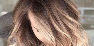 Покраска волос в технике балаяж