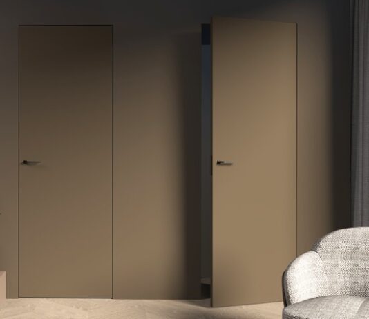 Преимущество скрытых дверей в интерьере