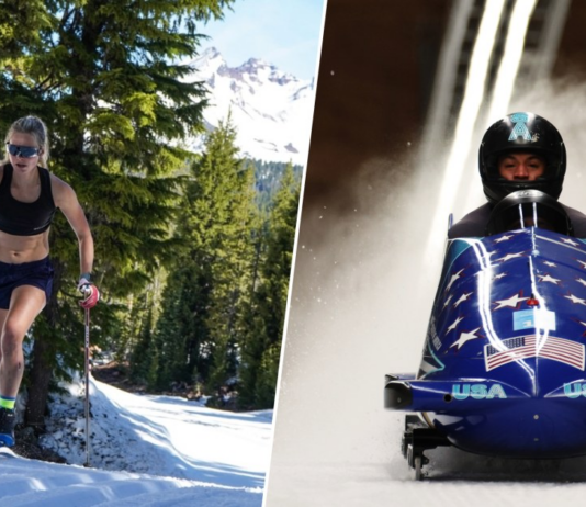 Олимпийские чемпионы Джесси Диггинс и Фрэнк Дель Дука делятся полезными закусками и советами по здоровому питанию